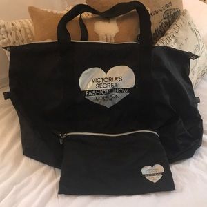 VS fashion show overnight bag